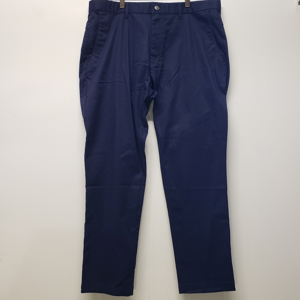 Fabletics The High Chino Modern Slim Fit Pants Mens 40x30 Navy Practical New